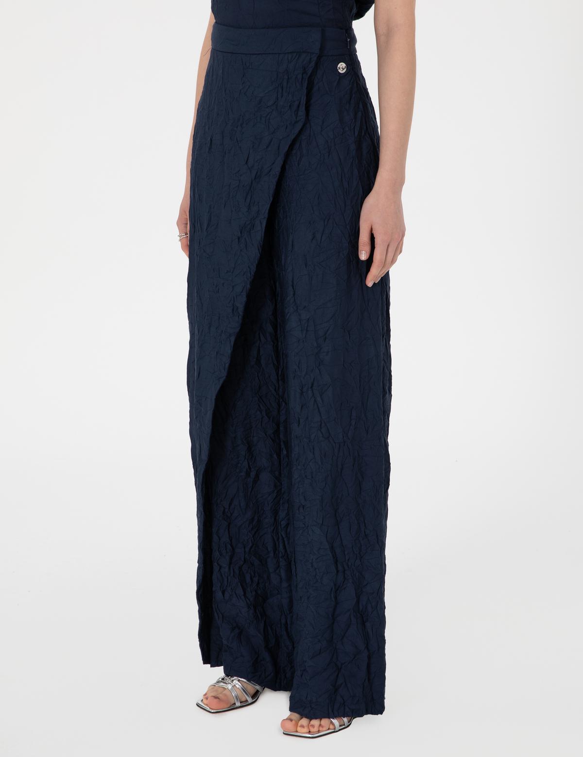 Lacivert Loose Fit Pantolon - 50301247002