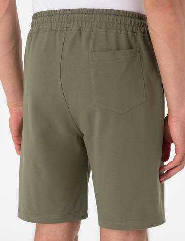 Haki Regular Fit Örme Şort