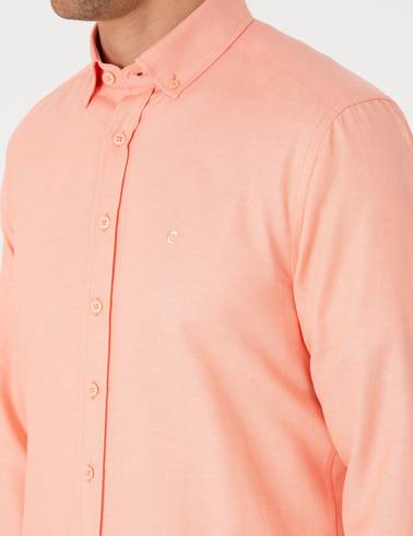 Mercan Oxford Slim Fit Kolay Ütülenebilir Gömlek