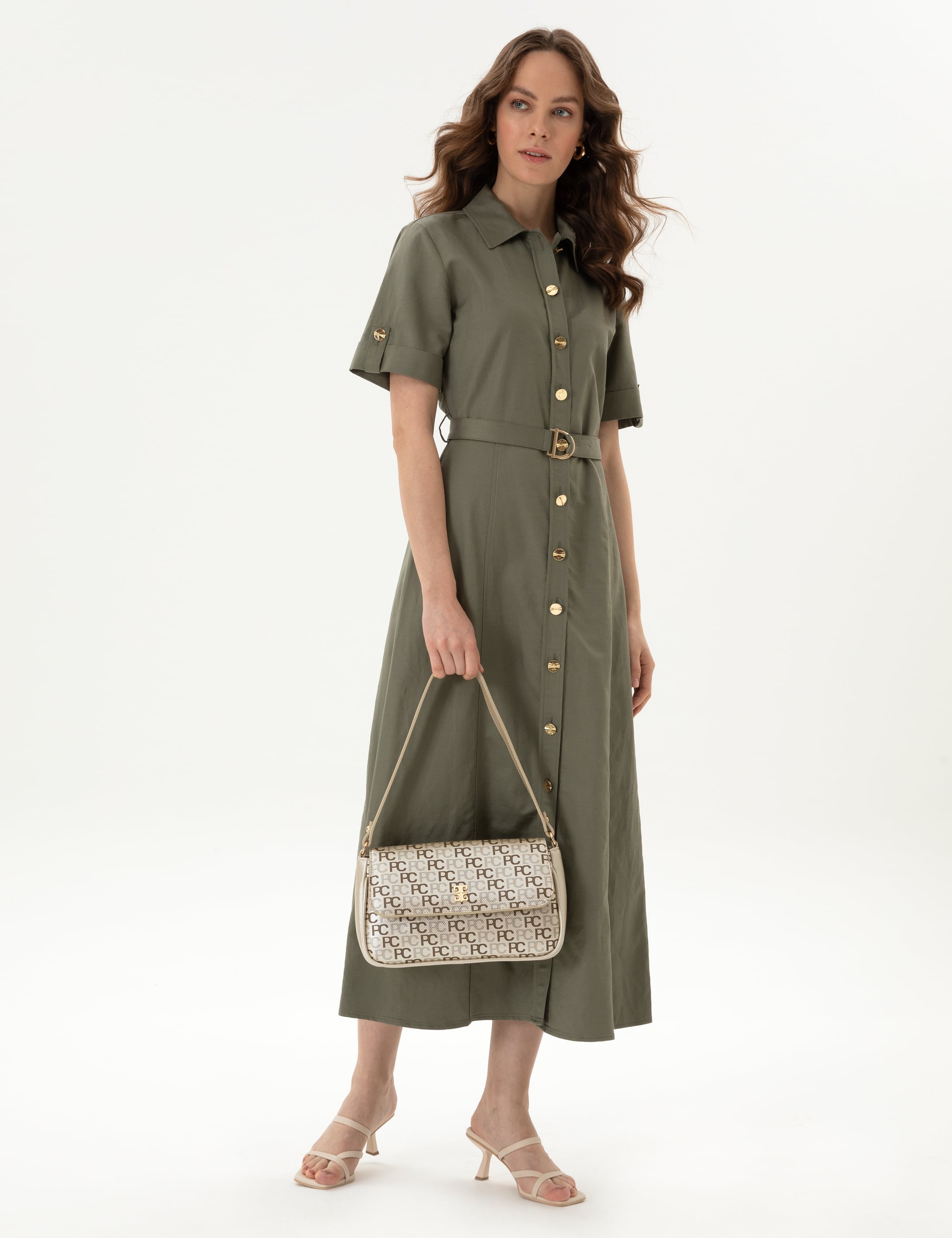 Altın Omuz Çantası | 50318528004 - Pierre Cardin