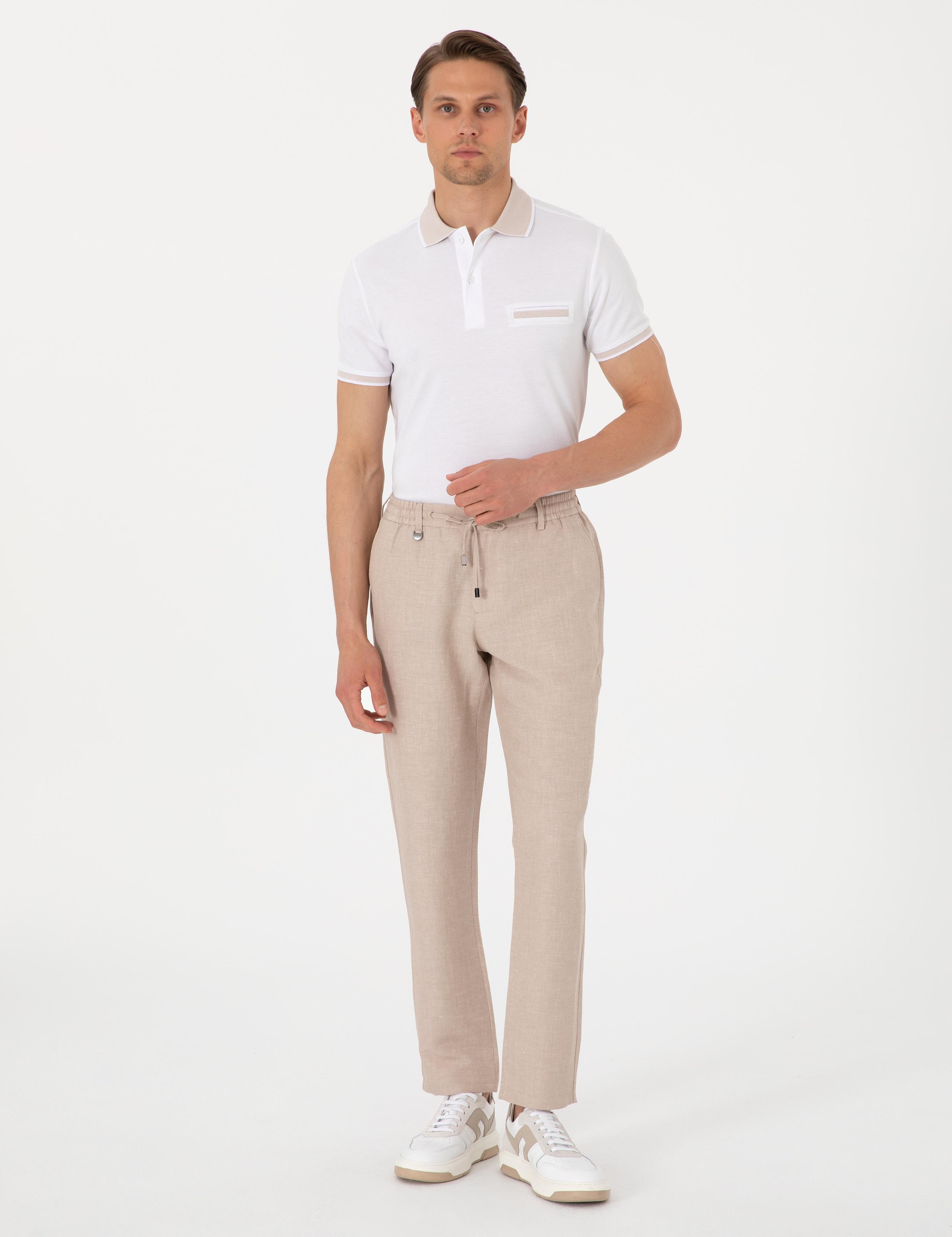 Beyaz Slim Fit Tişört