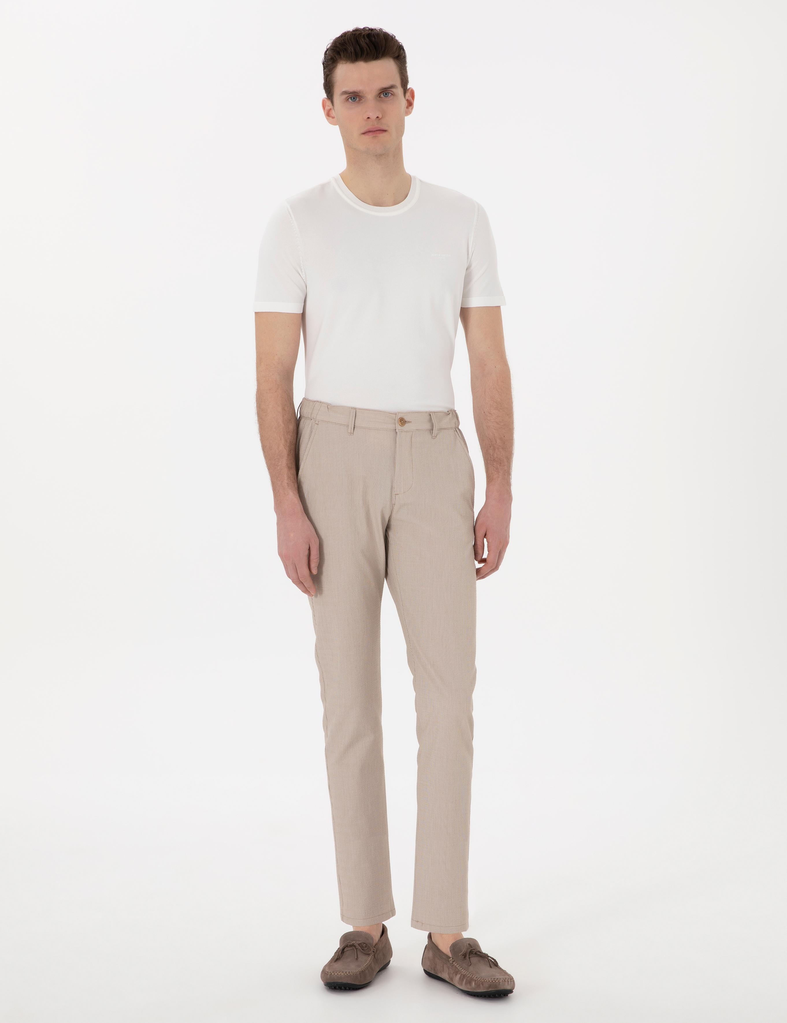 Vizon Slim Fit Gofre Kanvas Pantolon