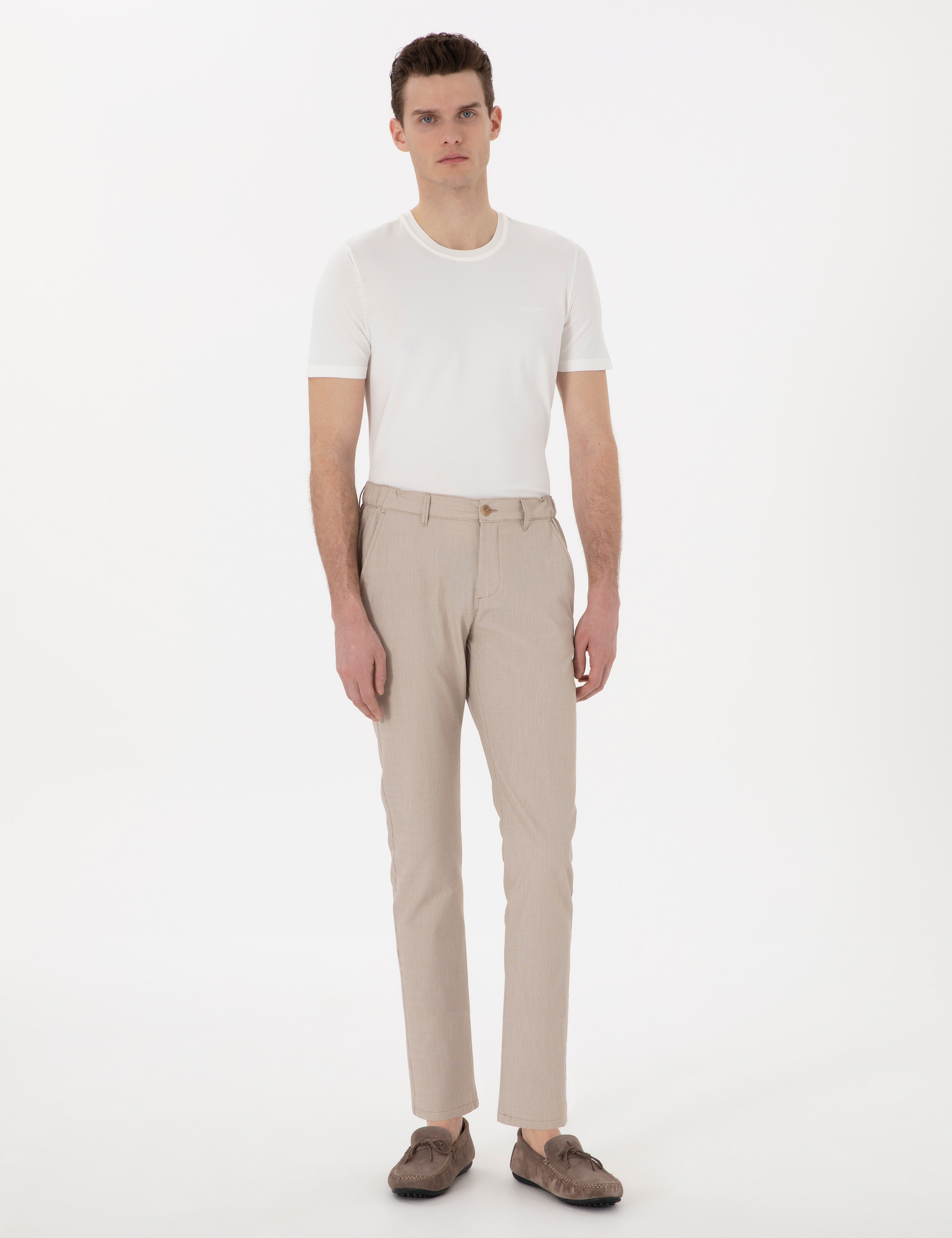 Vizon Slim Fit Gofre Kanvas Pantolon