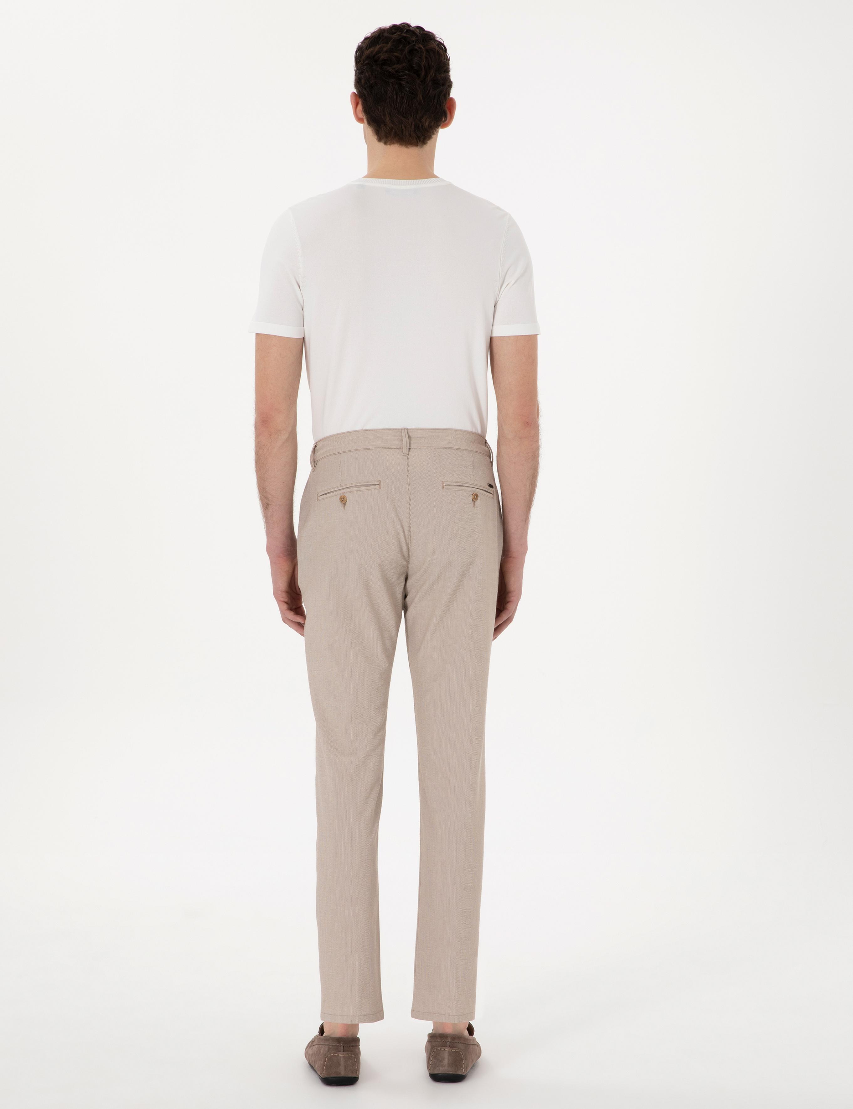 Vizon Slim Fit Gofre Kanvas Pantolon