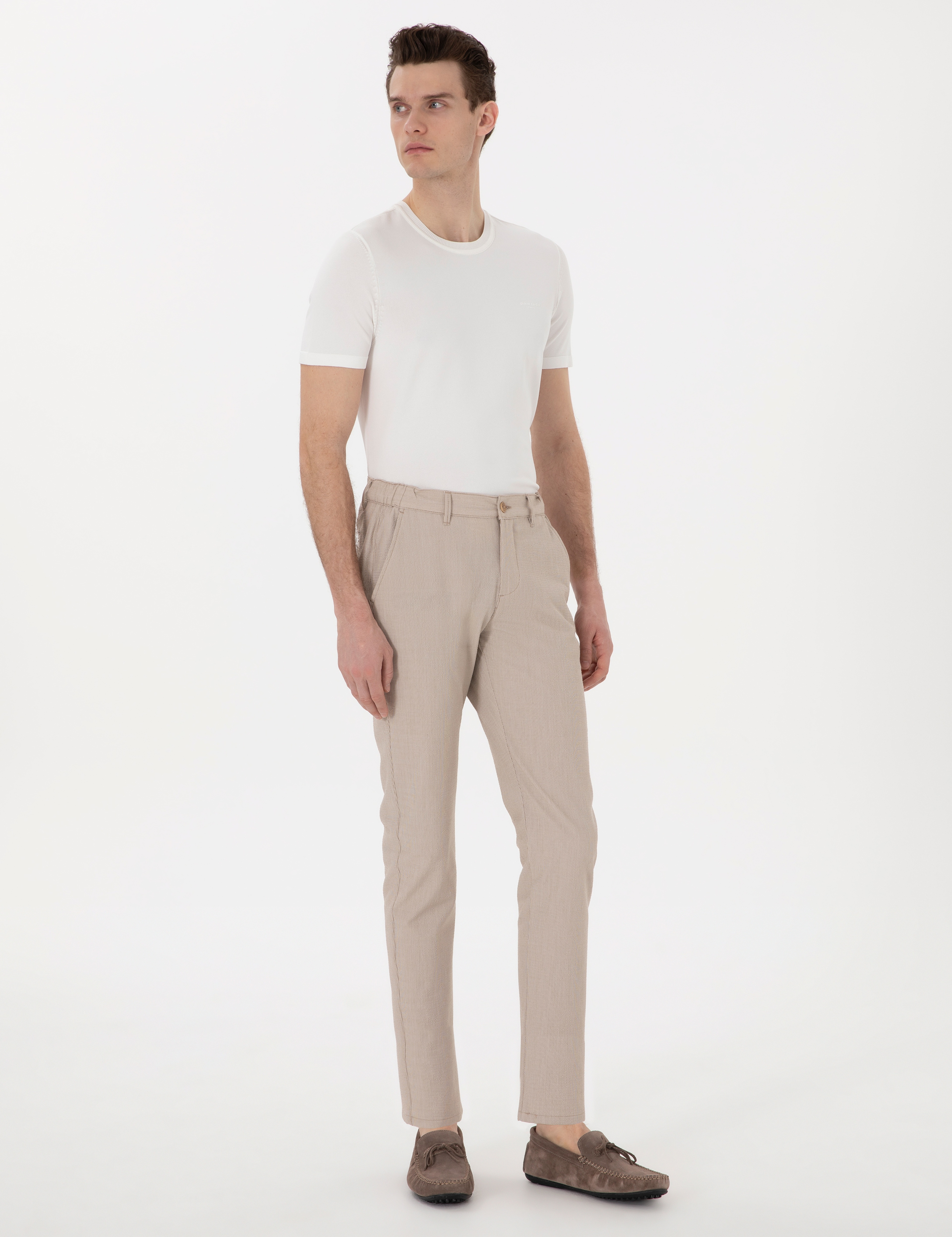 Vizon Slim Fit Gofre Kanvas Pantolon - Image 3