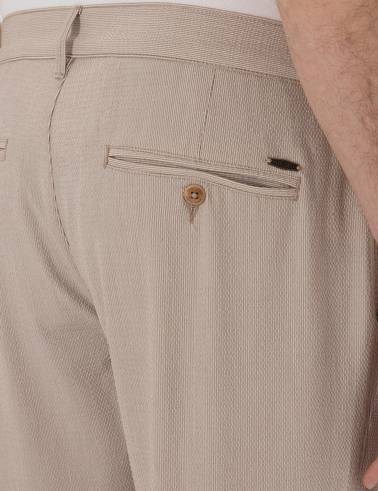 Vizon Slim Fit Gofre Kanvas Pantolon