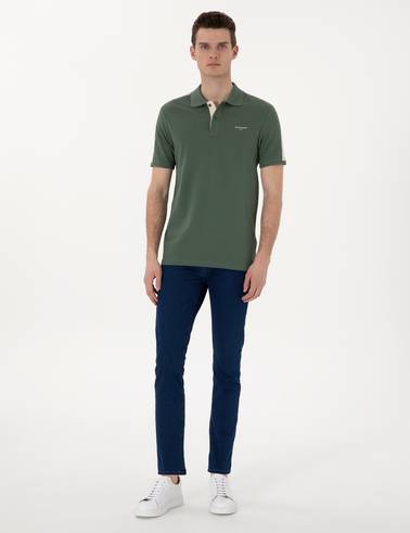Haki Slim Fit Tişört