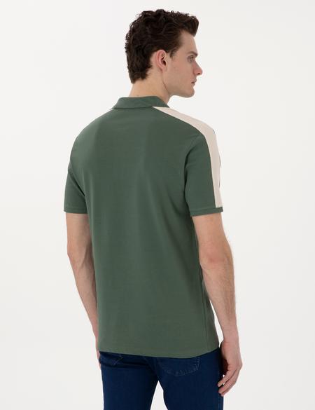 Haki Slim Fit Tişört - 50310147007