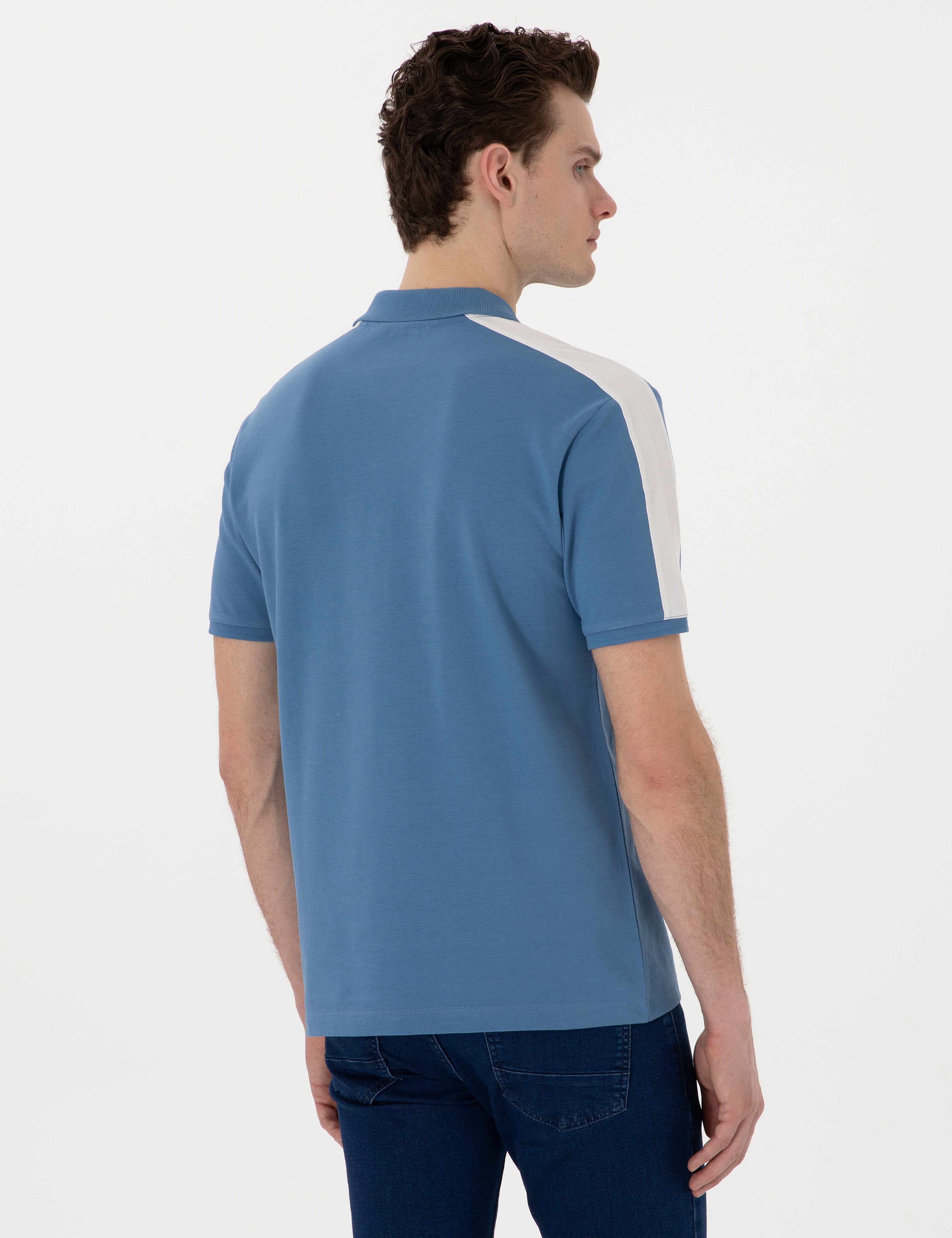 Mavi Slim Fit %100 Pamuk Düğmeli Polo Yaka Tişört