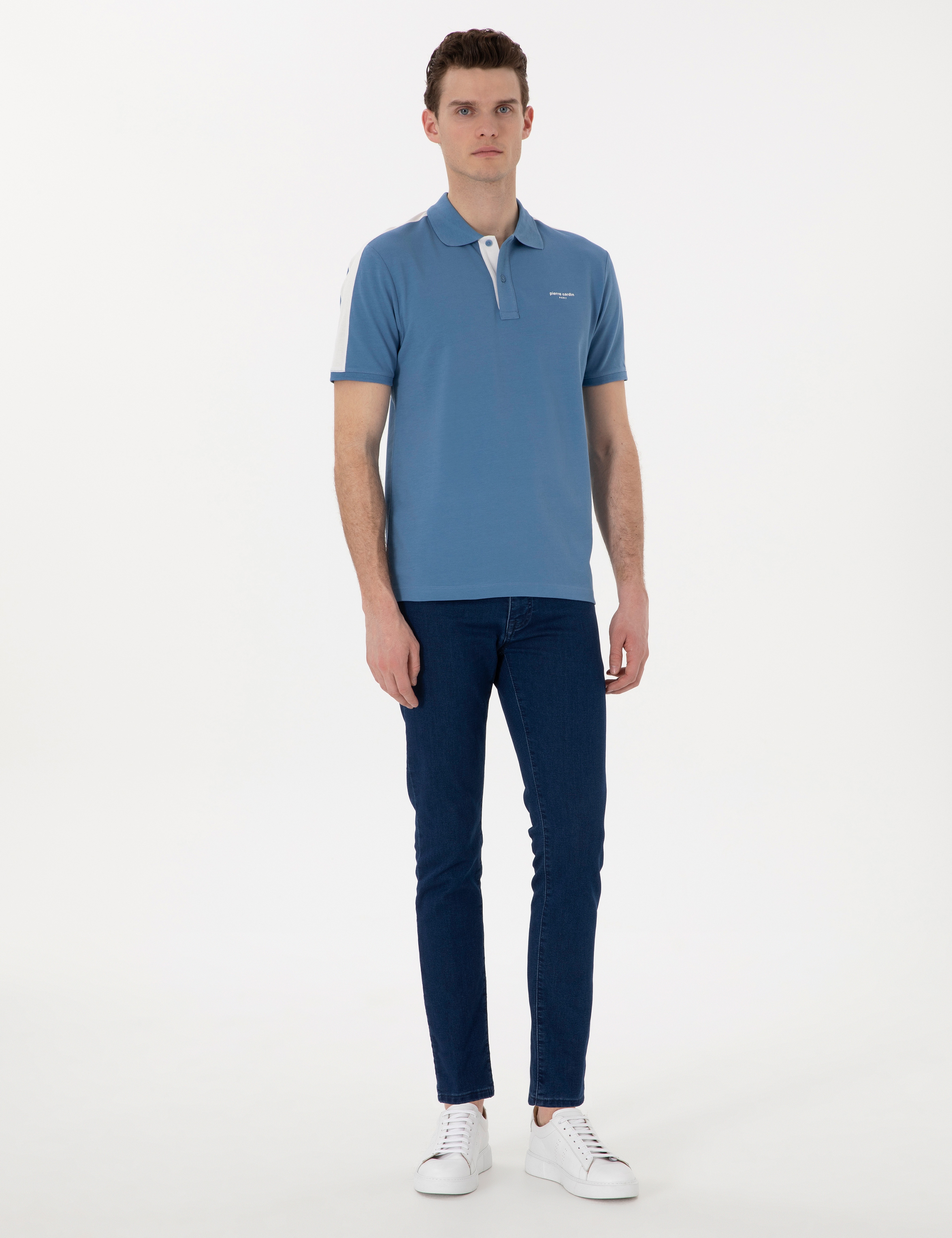 Mavi Slim Fit %100 Pamuk Düğmeli Polo Yaka Tişört