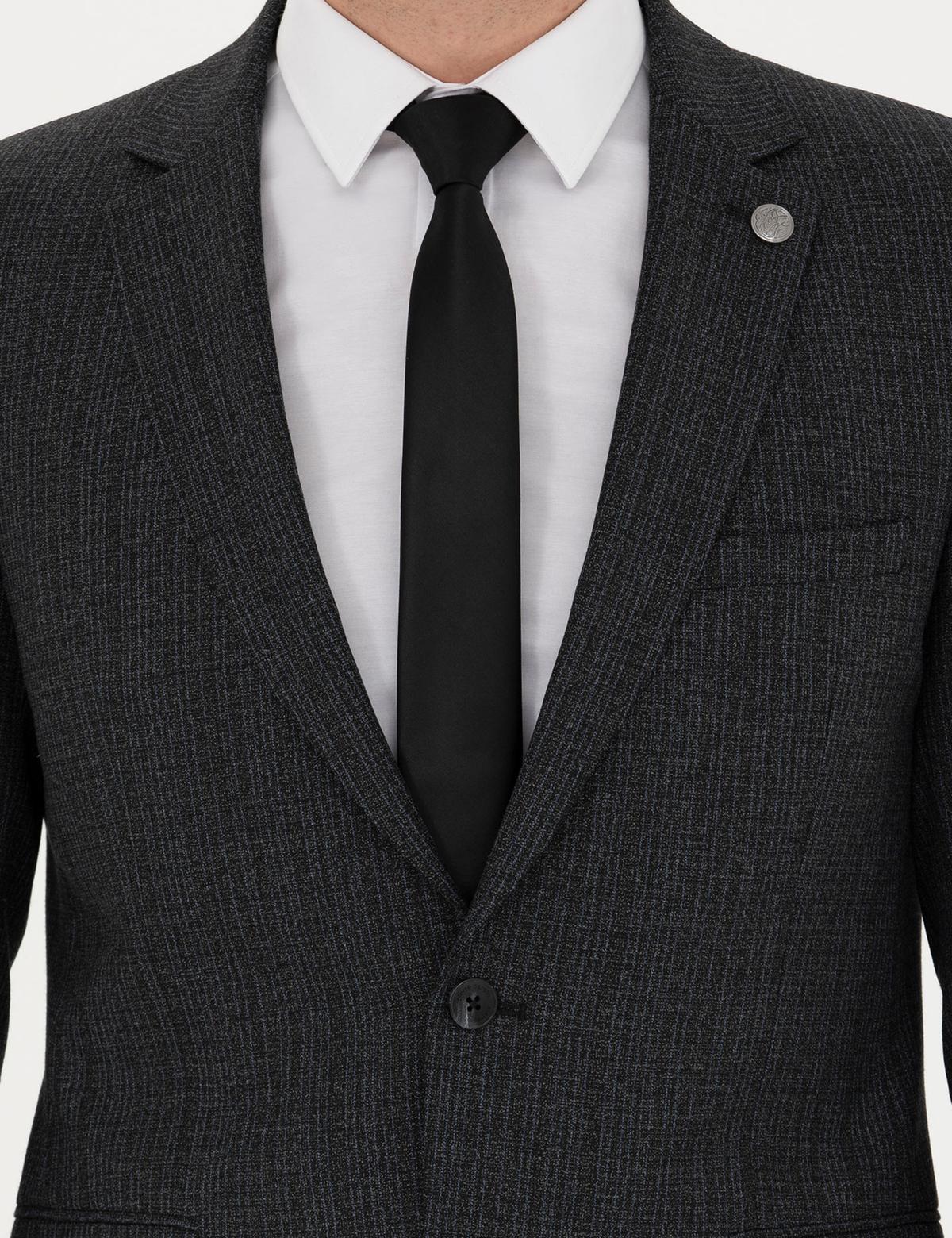 Antrasit Ex. Slim Fit Takım Elbise - 50278566020