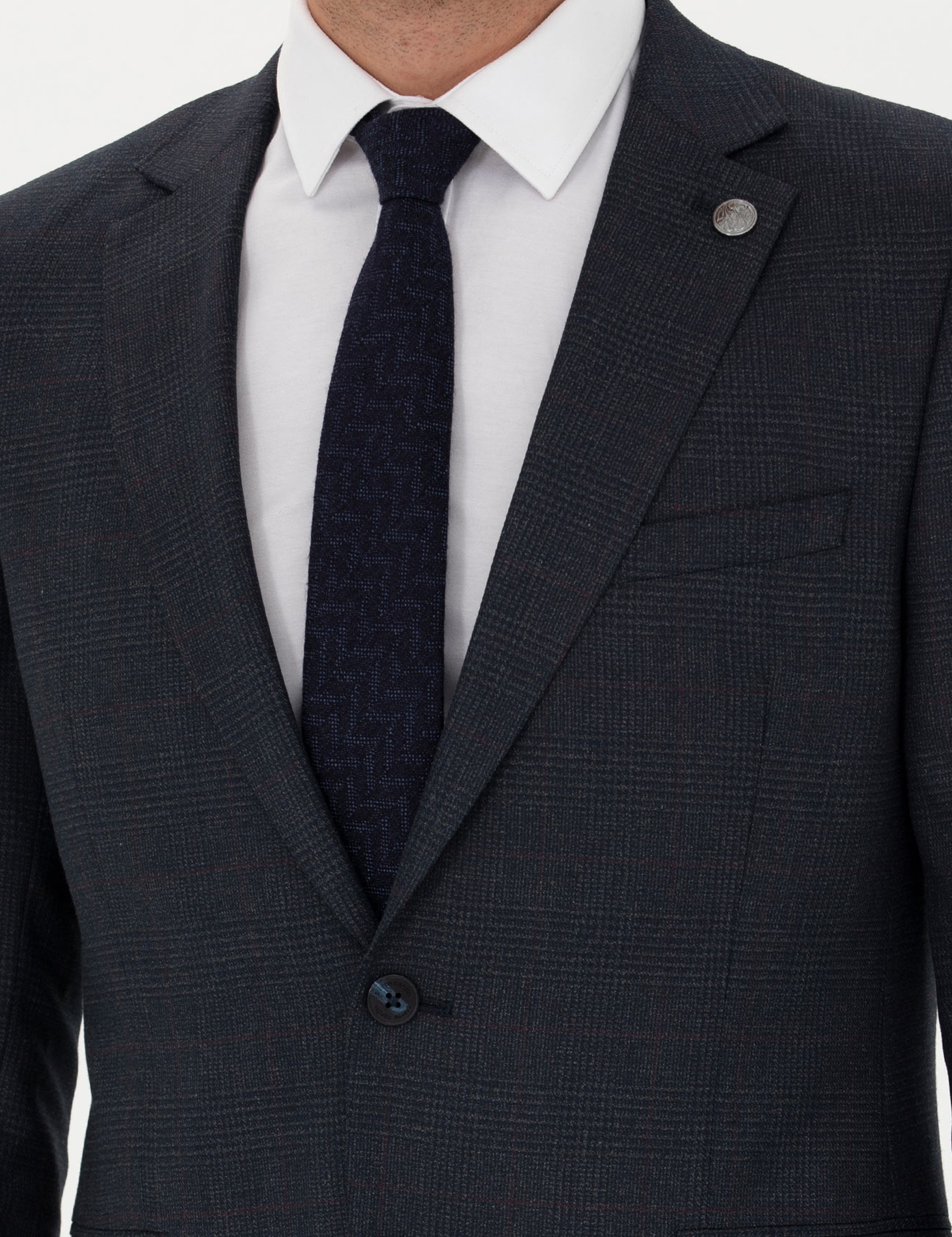 Lacivert Extra Slim Fit Takım Elbise - Image 6