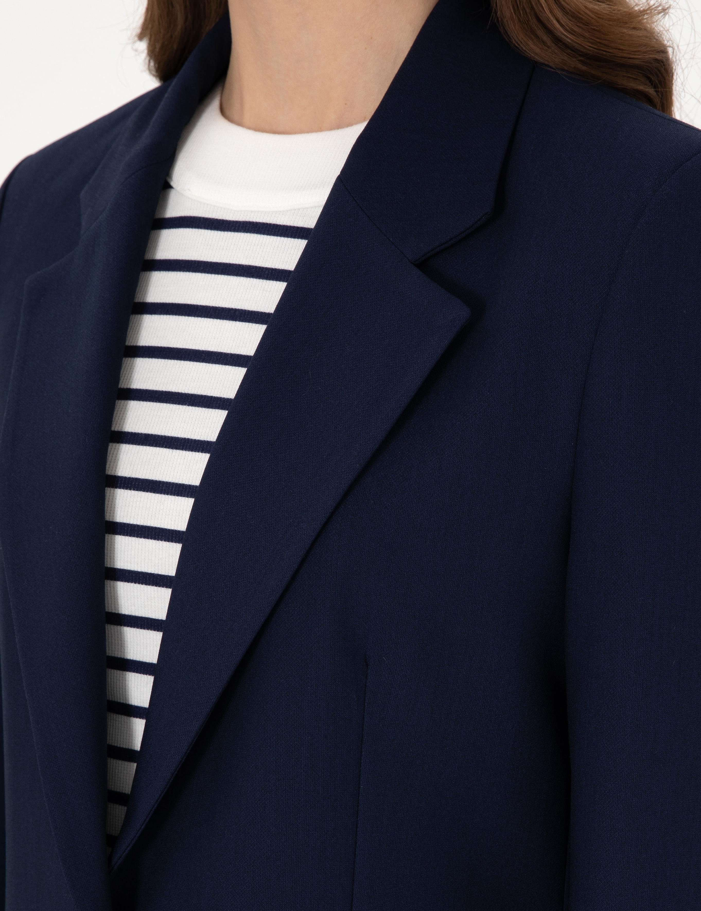 Lacivert Slim Fit Ceket