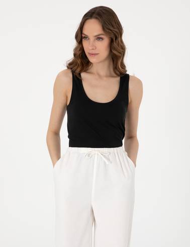 Siyah Comfort Fit Tişört