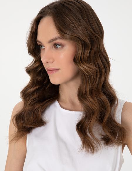 Beyaz Slim Fit Bluz - 50301144001