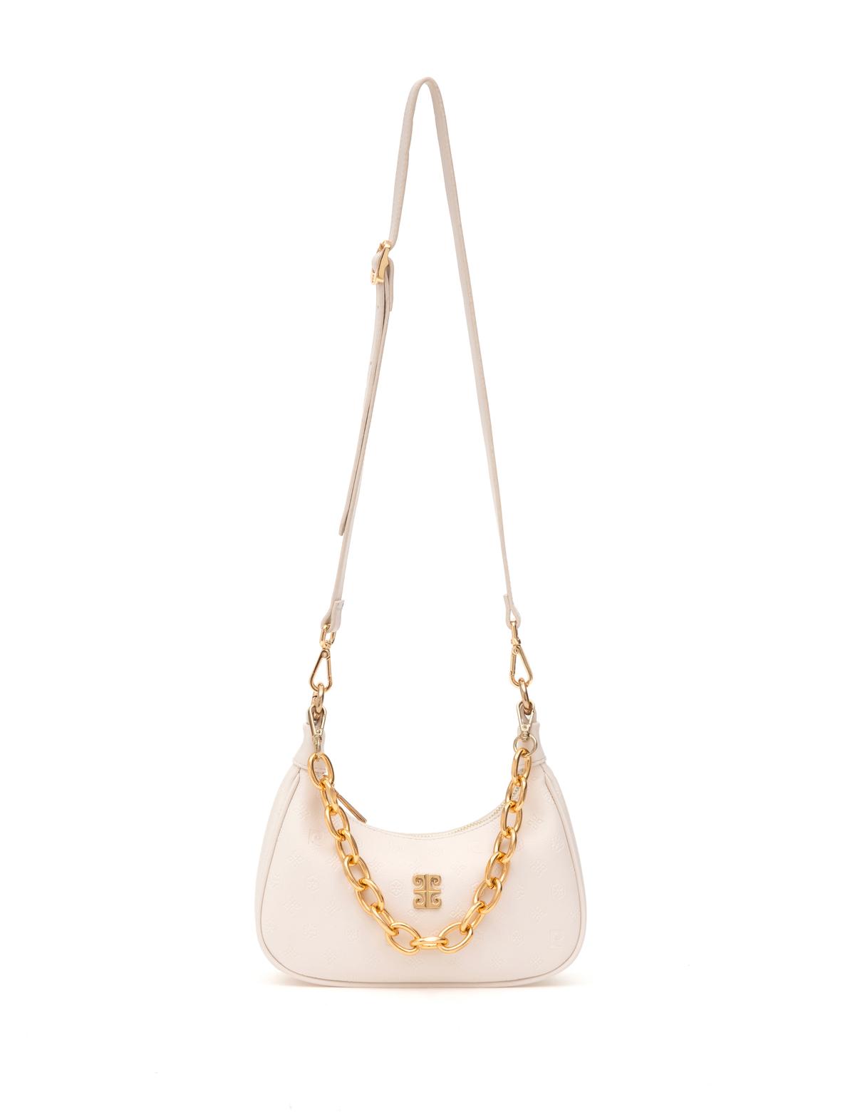 Ecru Omuz Çantası - 50318427002