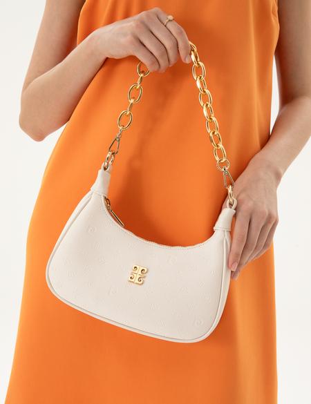 Ecru Omuz Çantası - 50318427002