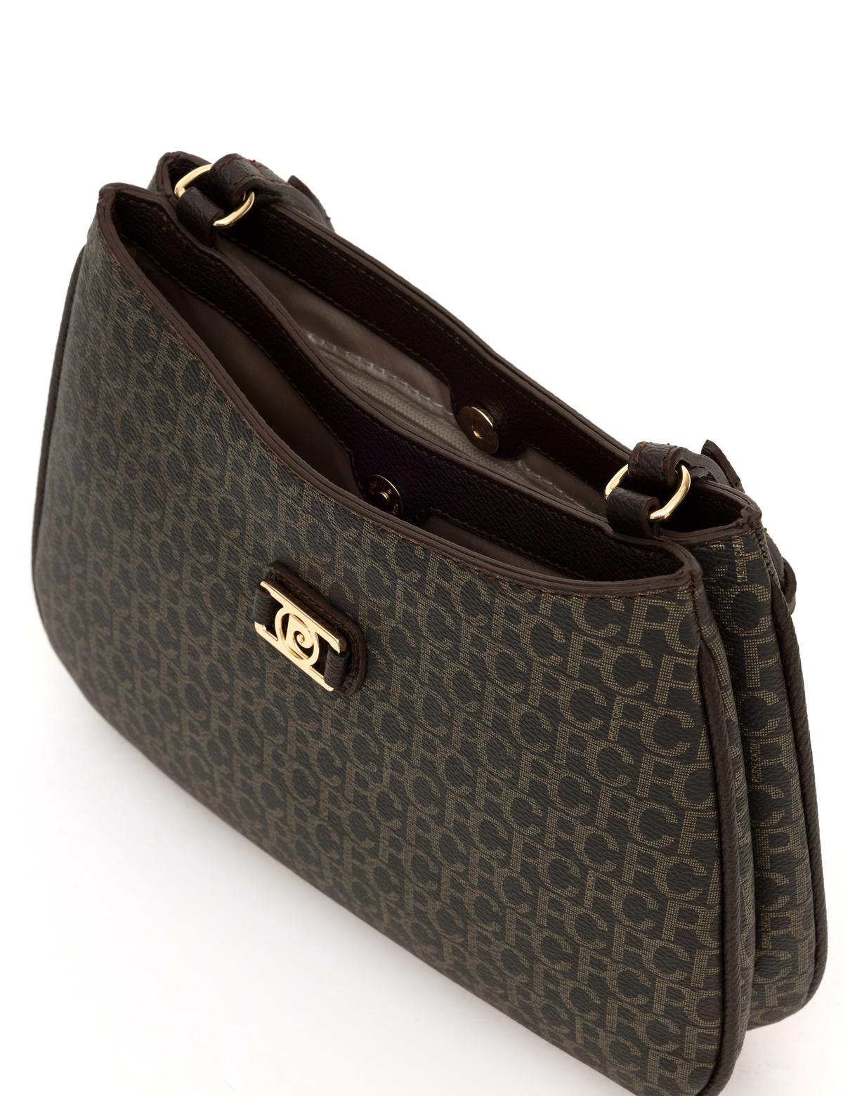 Kahverengi Omuz Çantası - 50318437002