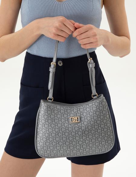 Gümüş Omuz Çantası - 50318437004