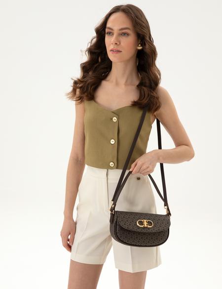 Kahverengi Omuz Çantası - 50318409002