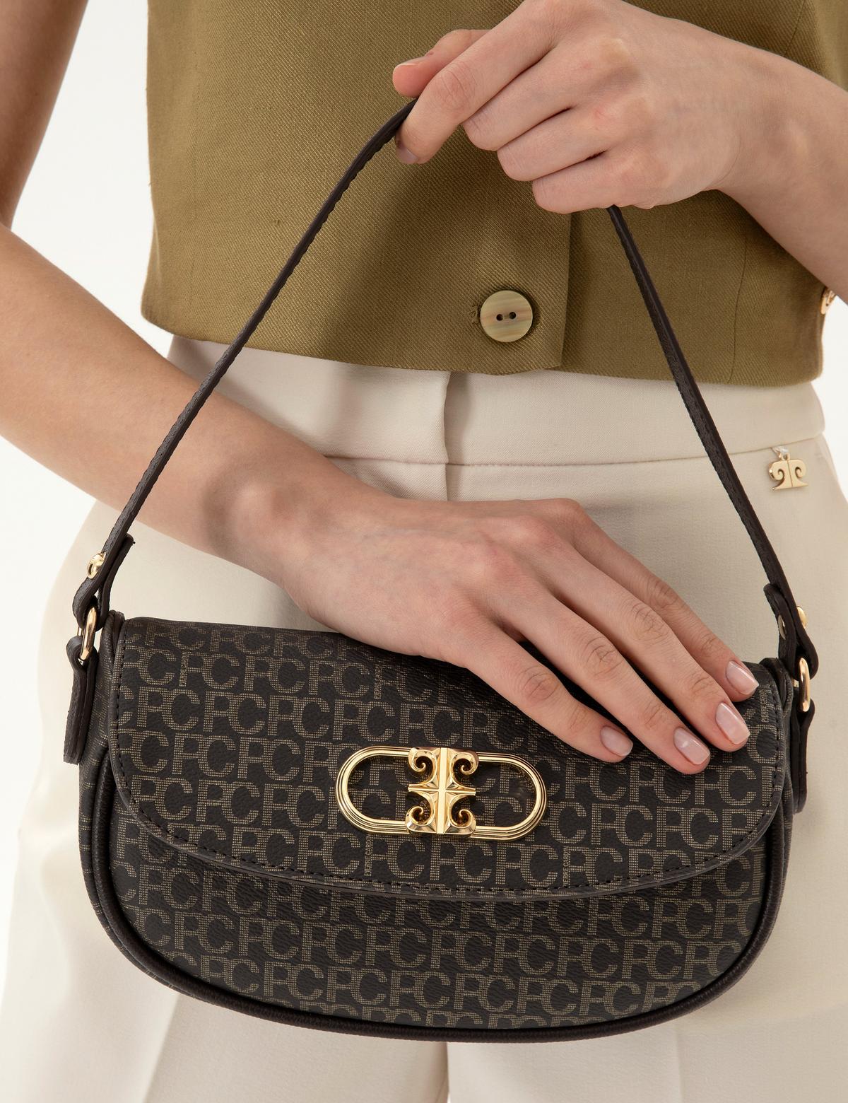 Kahverengi Omuz Çantası - 50318409002