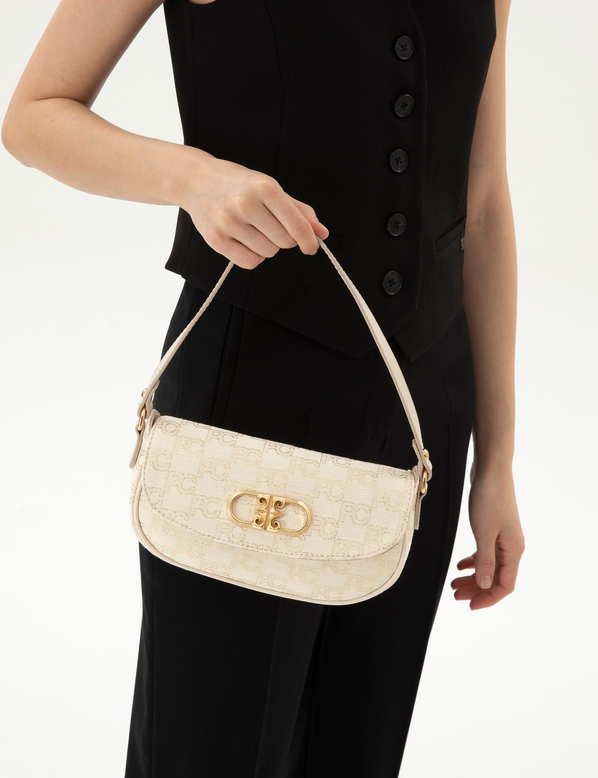 Ecru Omuz Çantası - 50318408002