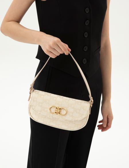 Ecru Omuz Çantası - 50318408002