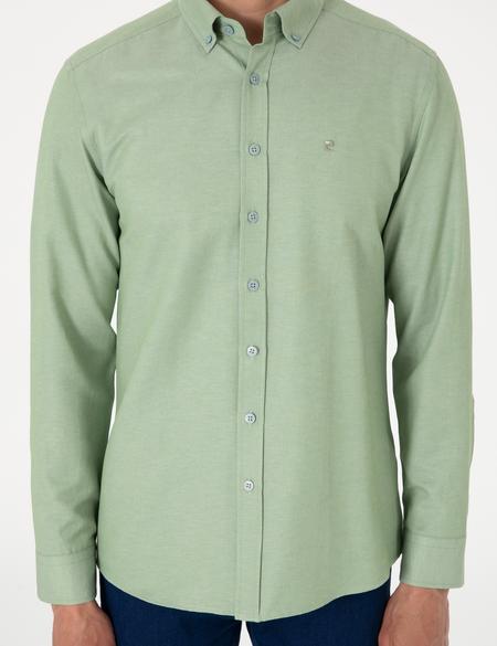 Çağla Oxford Slim Fit Kolay Ütülenebilir Gömlek - 50306996033