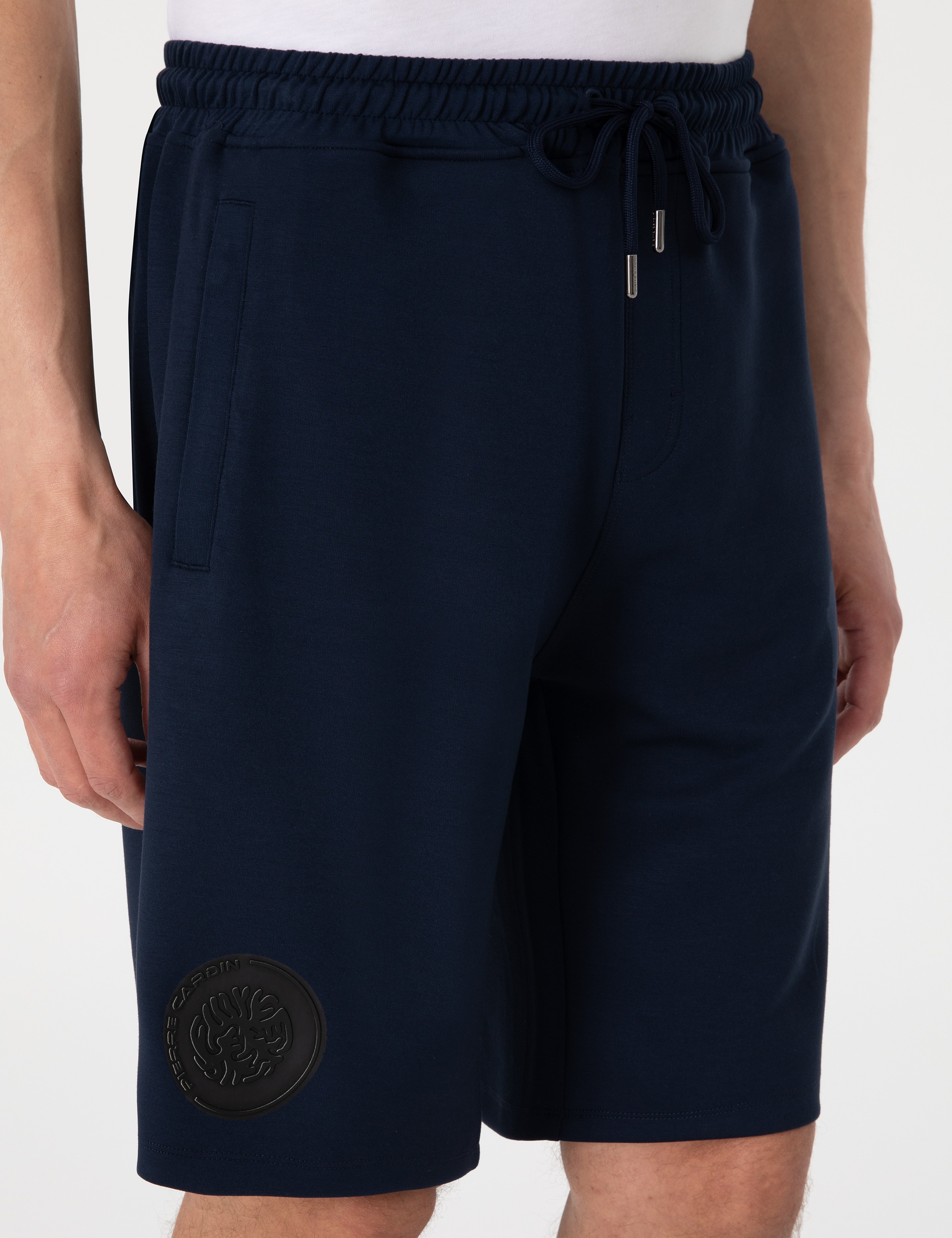 Lacivert Comfort Fit Örme Şort