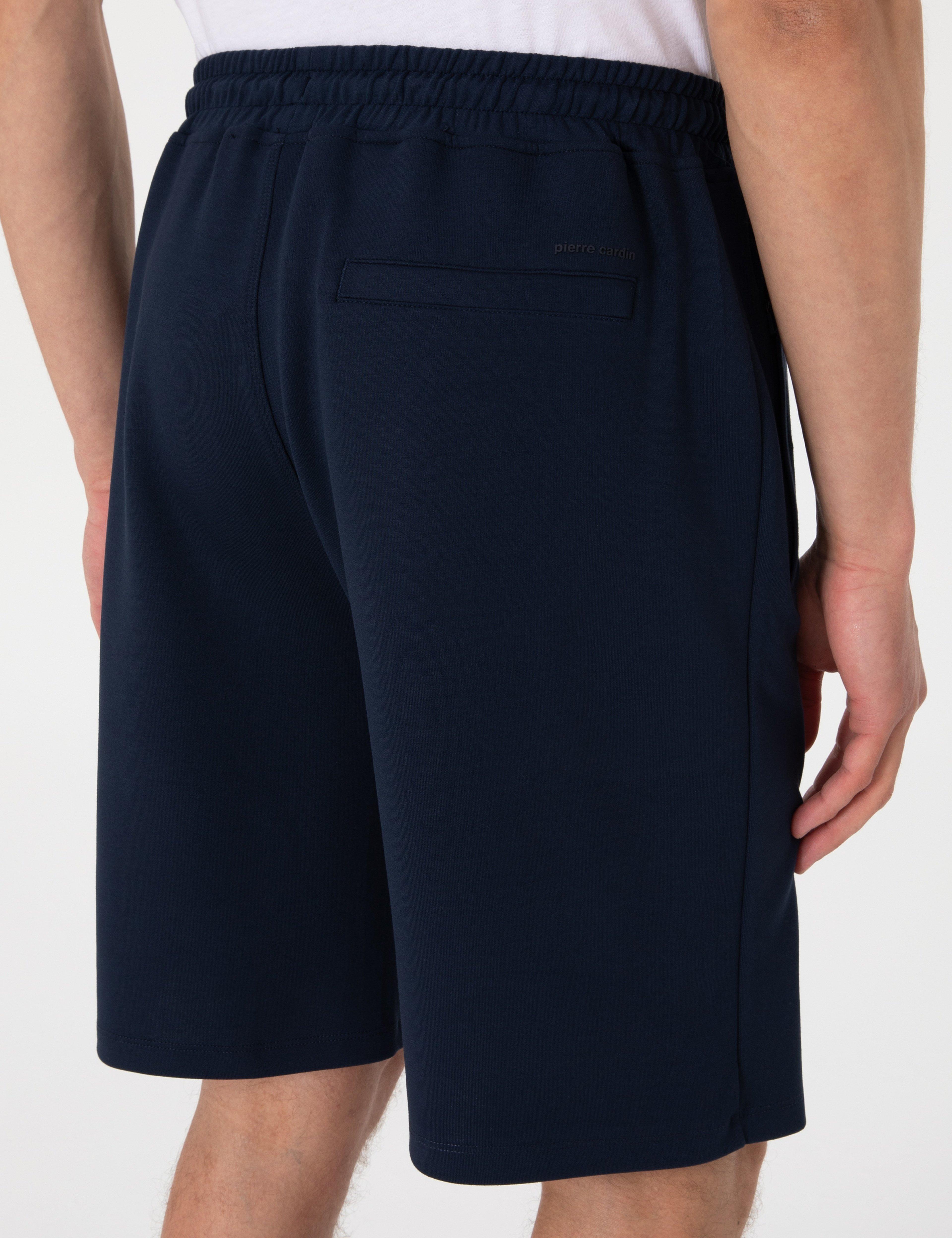 Lacivert Comfort Fit Örme Şort