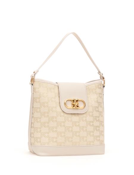 Ekru Omuz Çantası - 50318675002