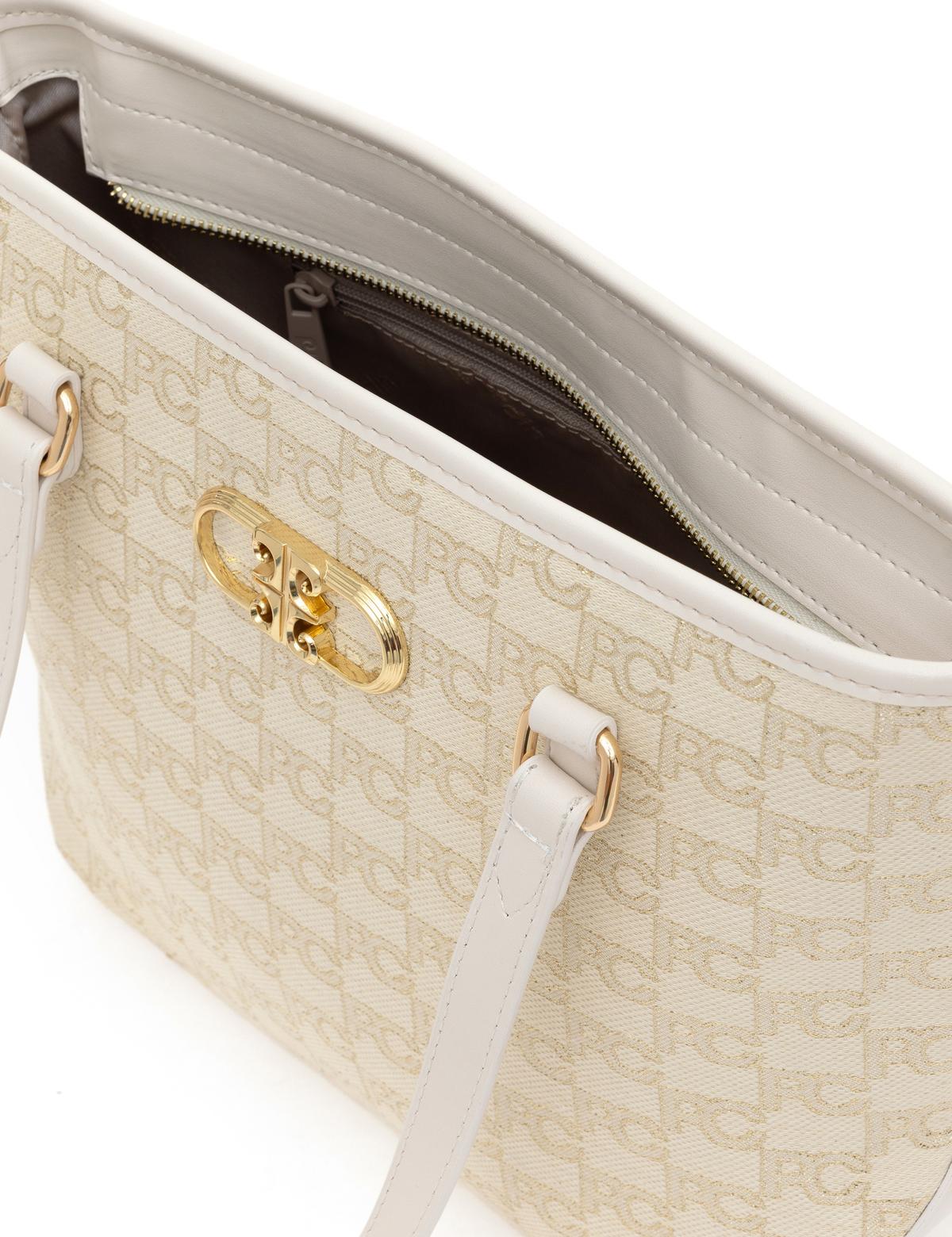 Ekru Omuz Çantası - 50318407002