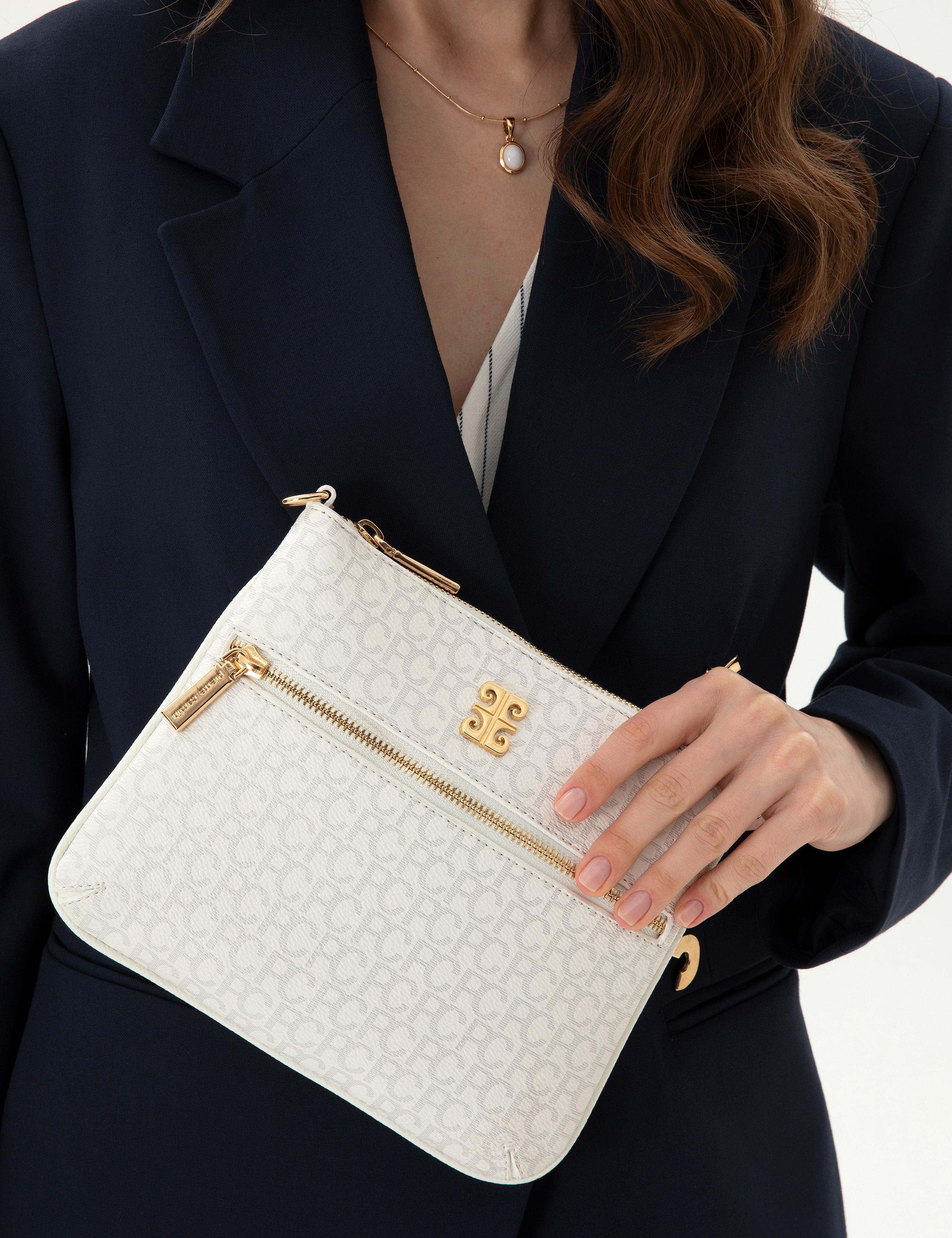 Beyaz Çapraz Çanta