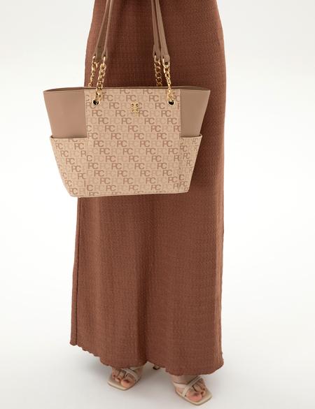 Kahverengi Omuz Çantası - 50318522003