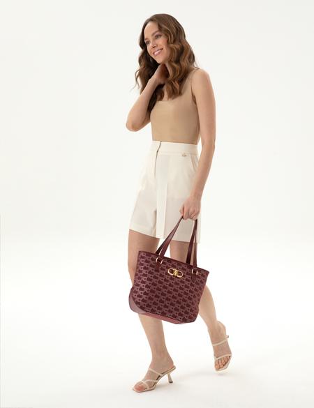 Bordo Omuz Çantası - 50318407003