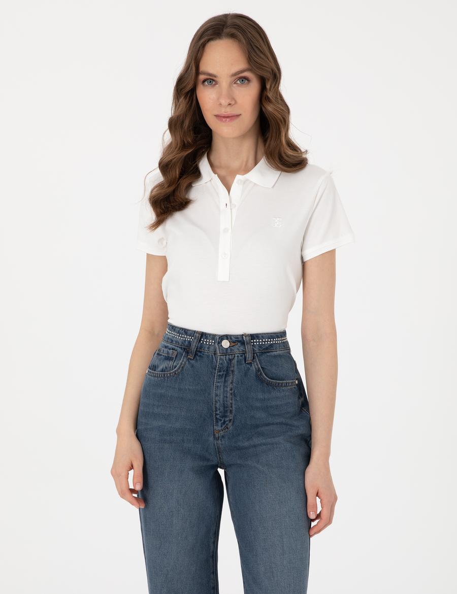 Beyaz Regular Fit Tişört