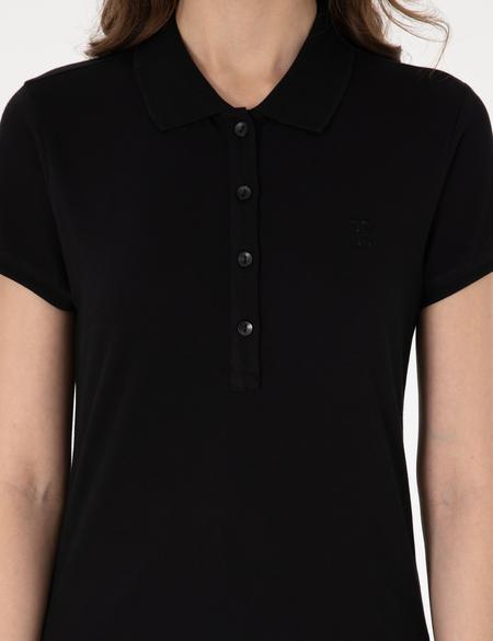 Siyah Regular Fit Tişört - 50305813012