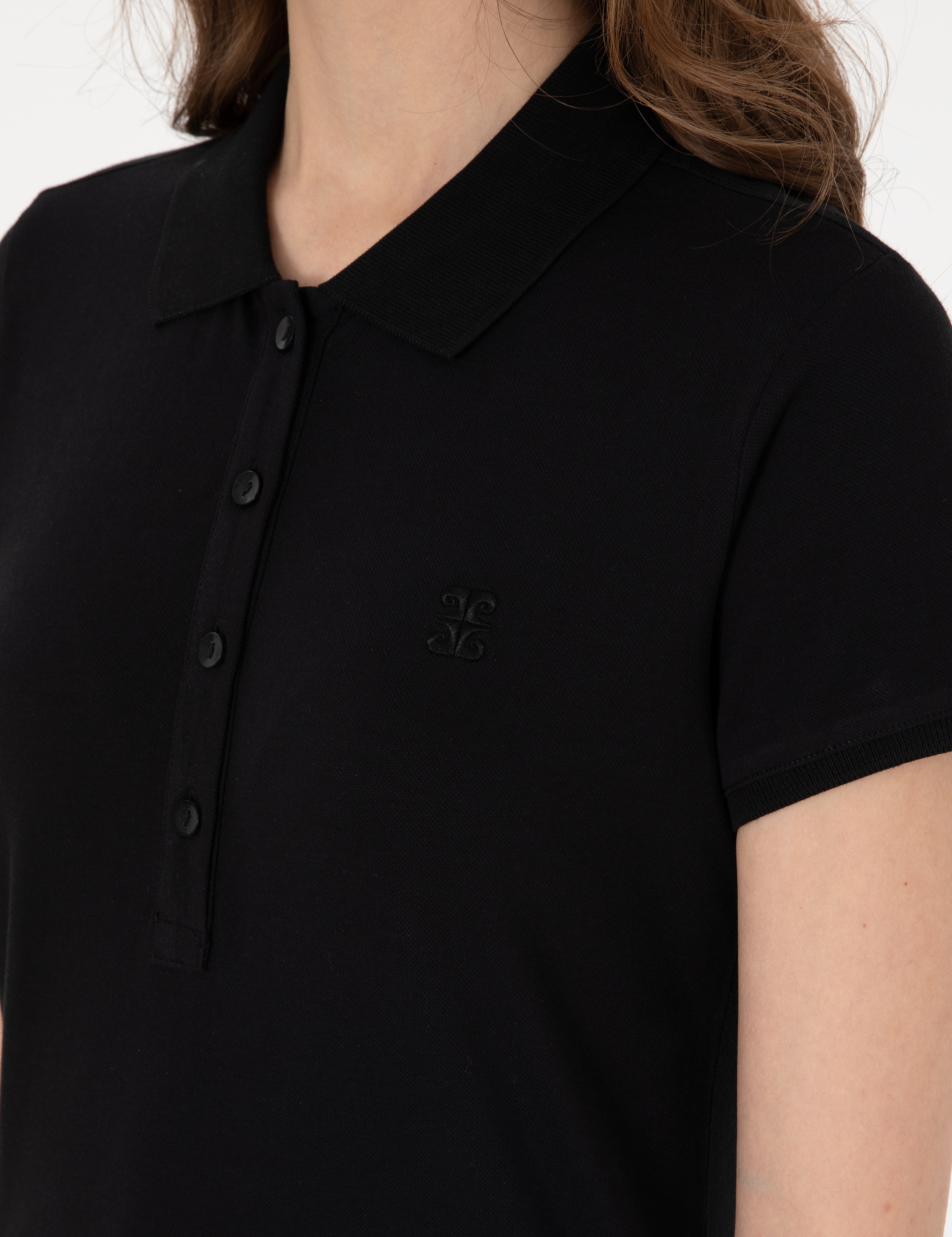 Siyah Regular Fit Tişört - Image 7