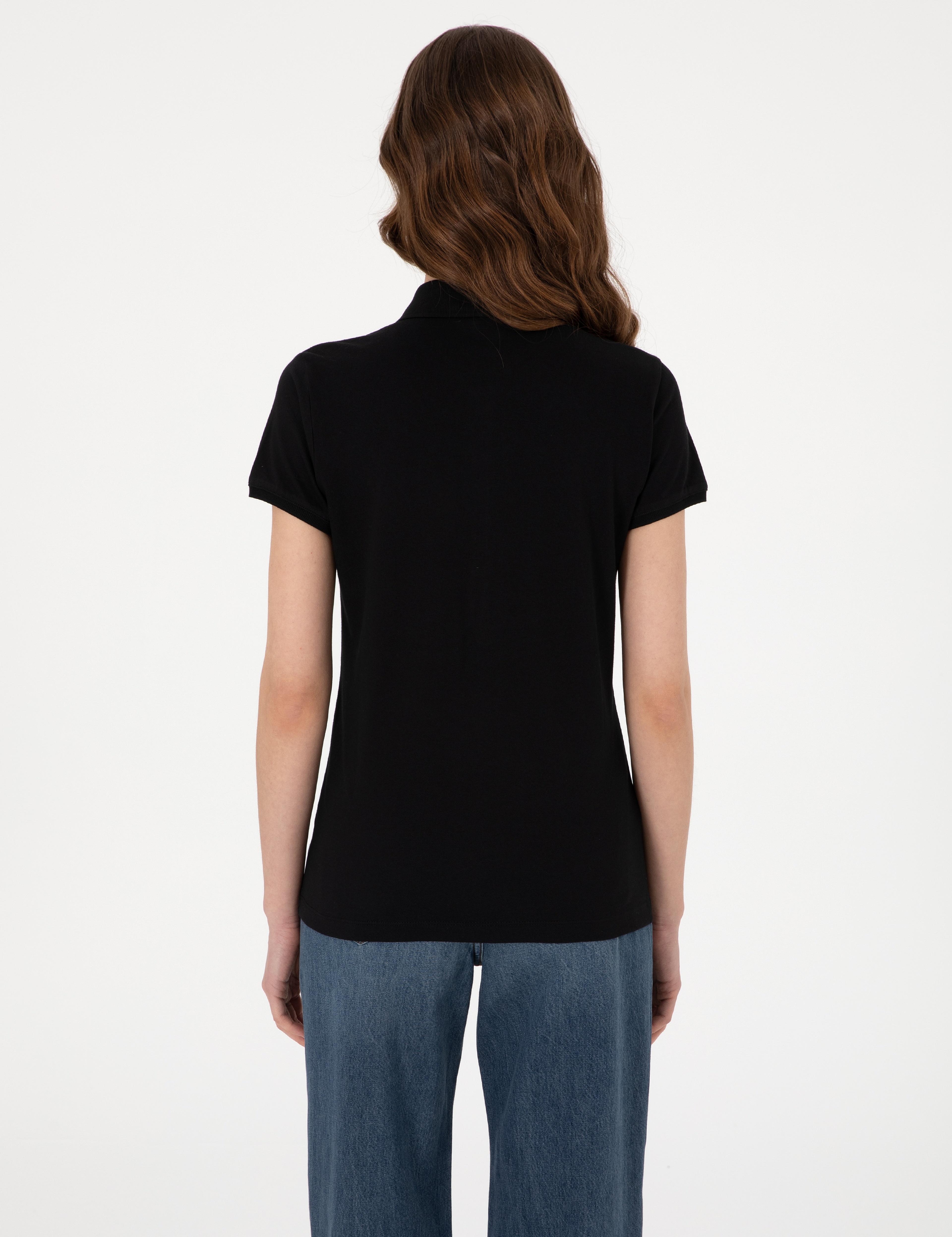 Siyah Regular Fit Tişört - Image 5