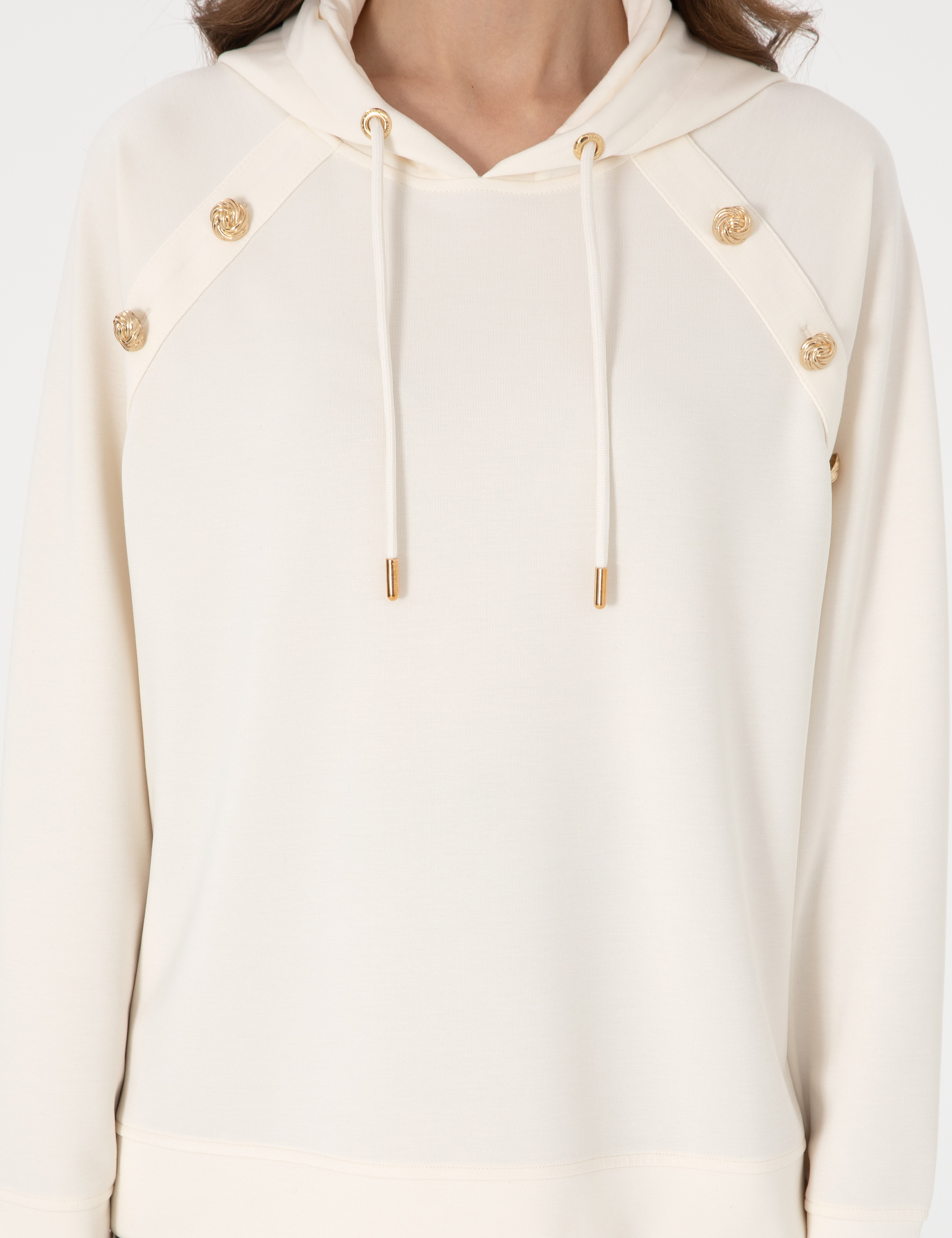 Ekru Oversize Sweatshirt