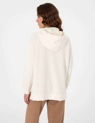 Ekru Oversize Sweatshirt