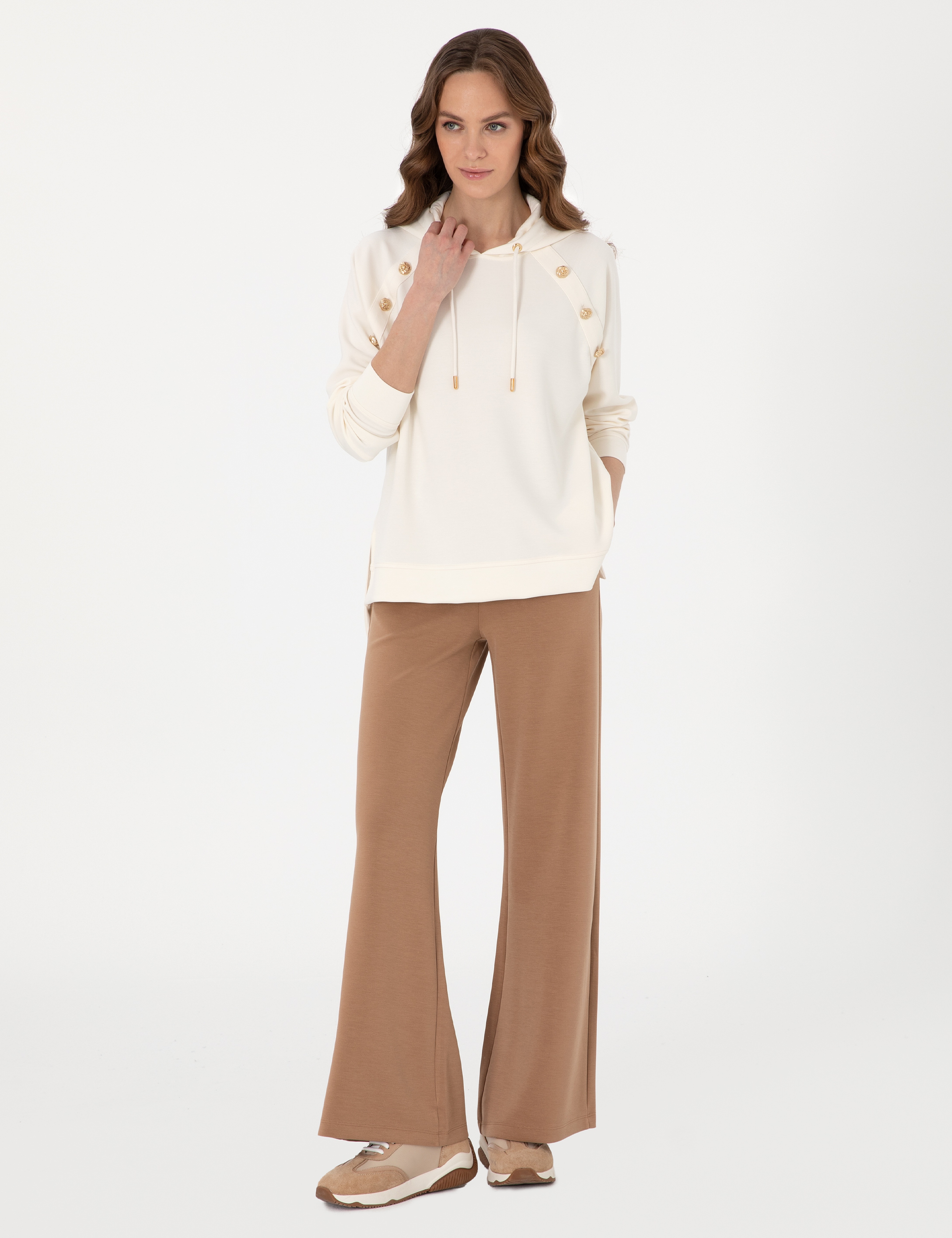 Ekru Oversize Sweatshirt - Image 4