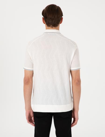 Beyaz Regular Fit Tişört - 50302591033