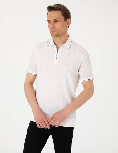 Beyaz Regular Fit Tişört