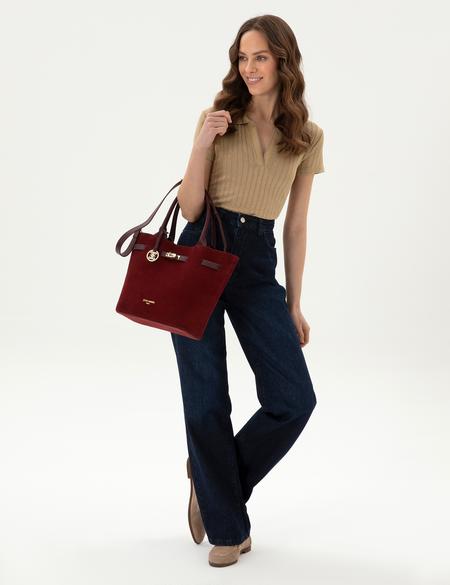 Bordo Omuz Çantası - 50313304001