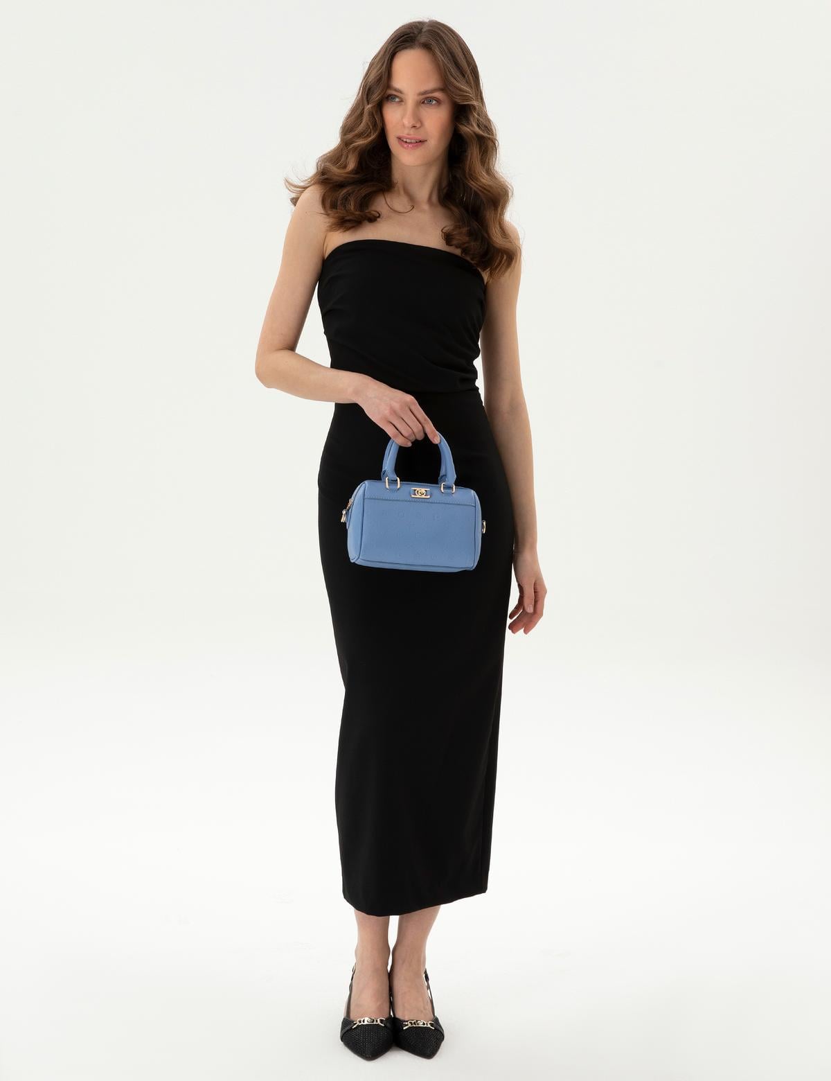 Açık Mavi Çapraz Çanta - 50318414003