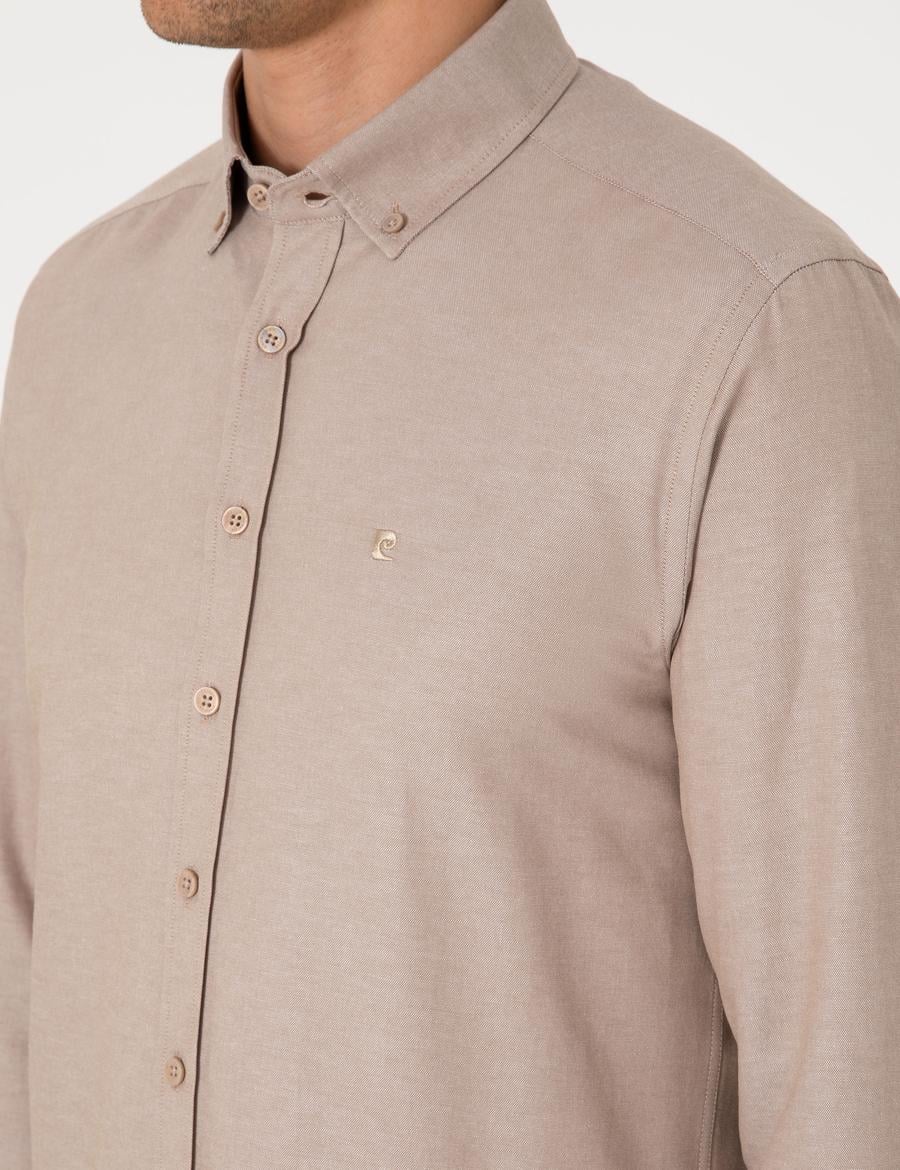 Vizon Oxford Slim Fit Kolay Ütülenebilir Gömlek