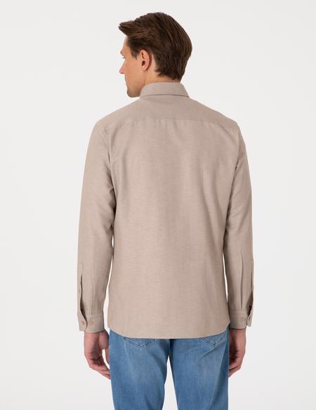 Vizon Oxford Slim Fit Kolay Ütülenebilir Gömlek - 50306996106