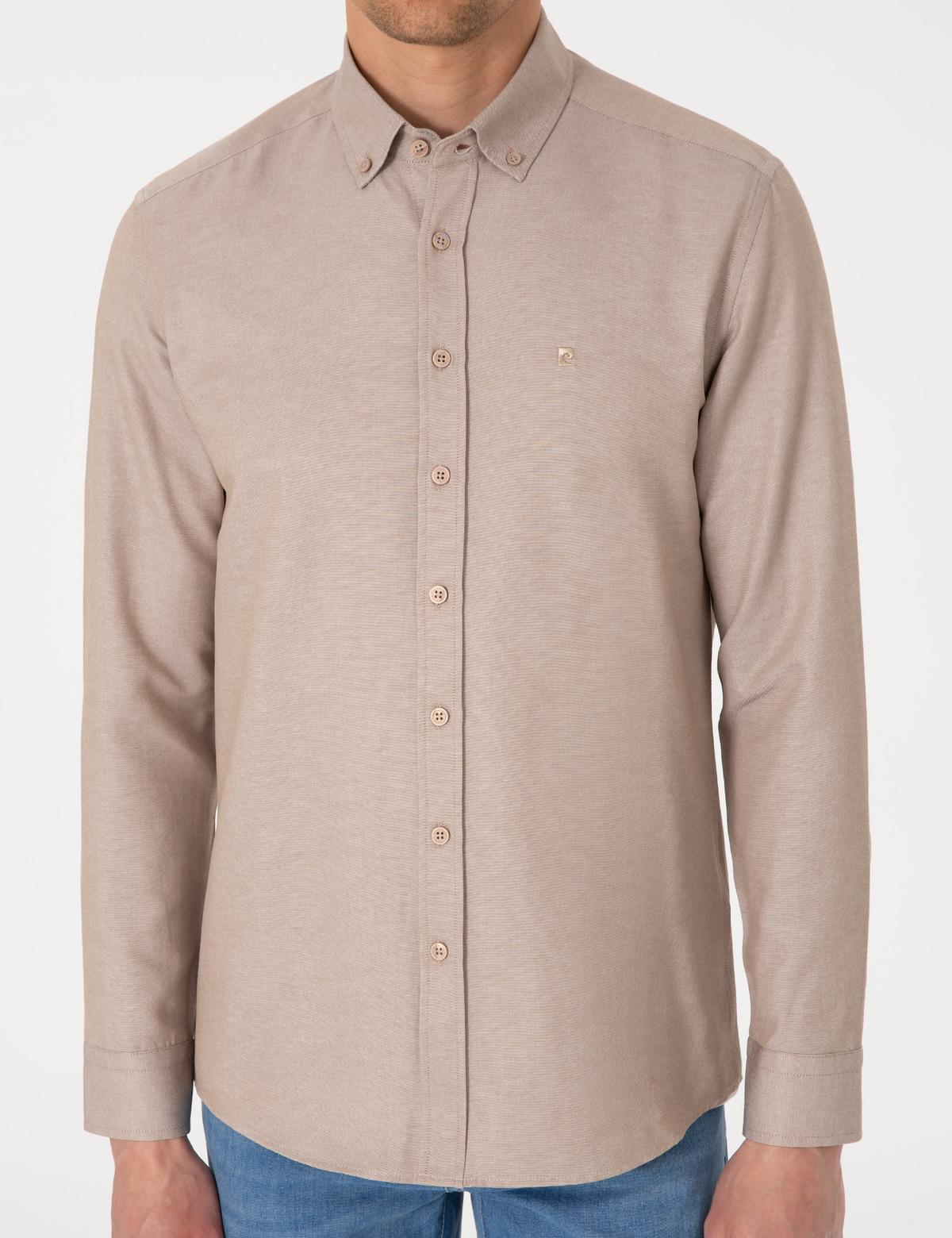 Vizon Oxford Slim Fit Kolay Ütülenebilir Gömlek - 50306996106