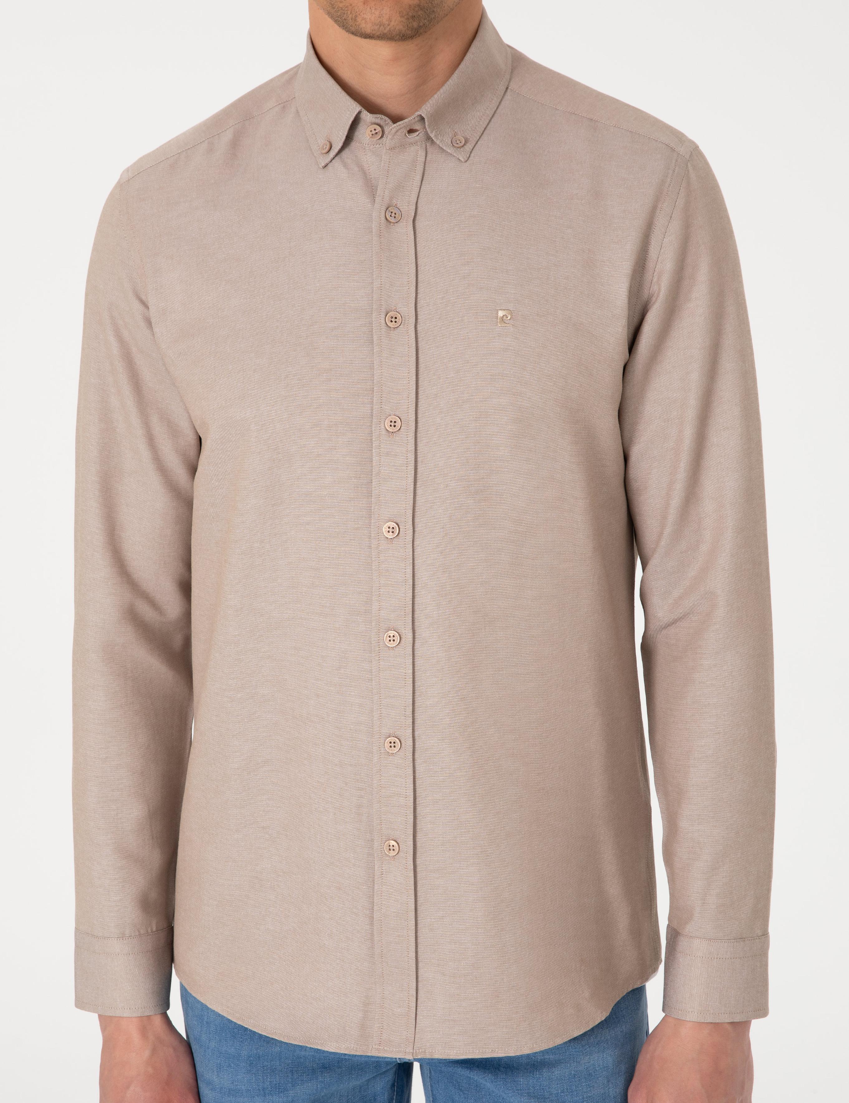 Vizon Oxford Slim Fit Kolay Ütülenebilir Gömlek